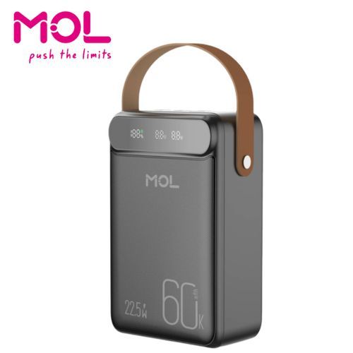 MOL - Intense 60000-mAh Durable 22.5W Fast PD Charging PowerBank